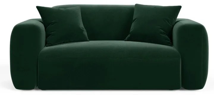 Ciemnozielona aksamitna sofa 180 cm Strino – Cosmopolitan Design