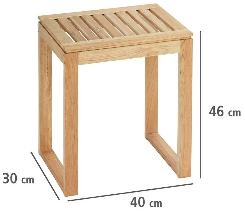 Taboret łazienkowy, półka NORWAY - 2w1, WENKO