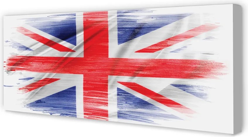 Obraz drukowany na płótnie Brytyjska Flaga Union Jack