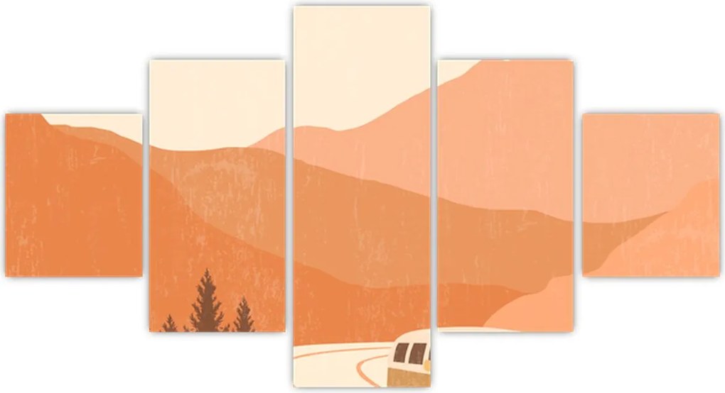 Obraz - Vintage van N⁰1 (125x70 cm)