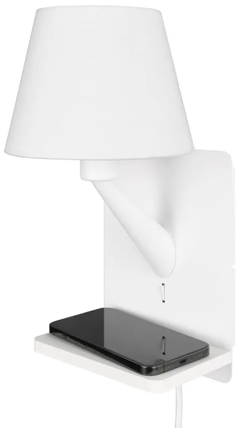 Biały kinkiet Comfort – Trio