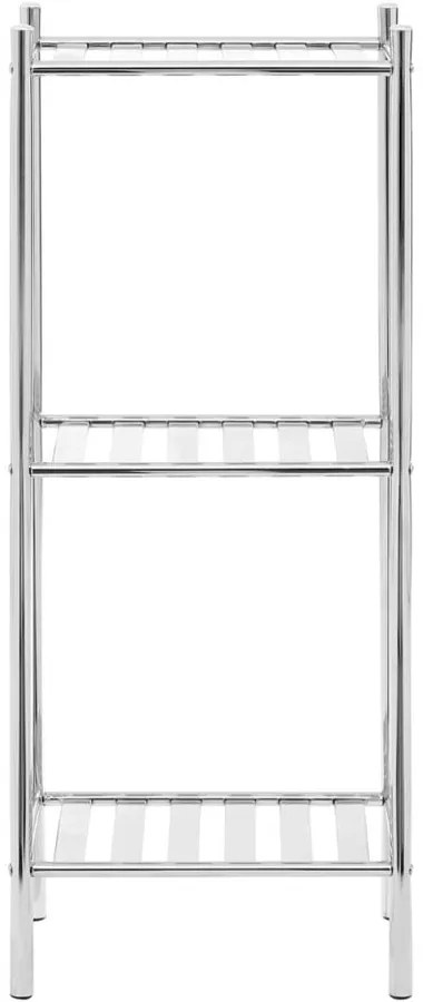 Regał łazienkowy w kolorze srebra 33x78 cm – Premier Housewares