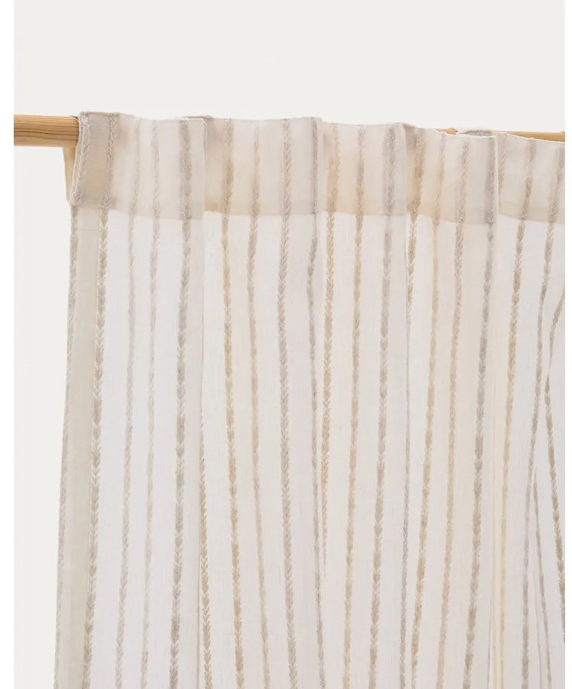 Beżowa zasłona 140x270 cm Arami – Kave Home