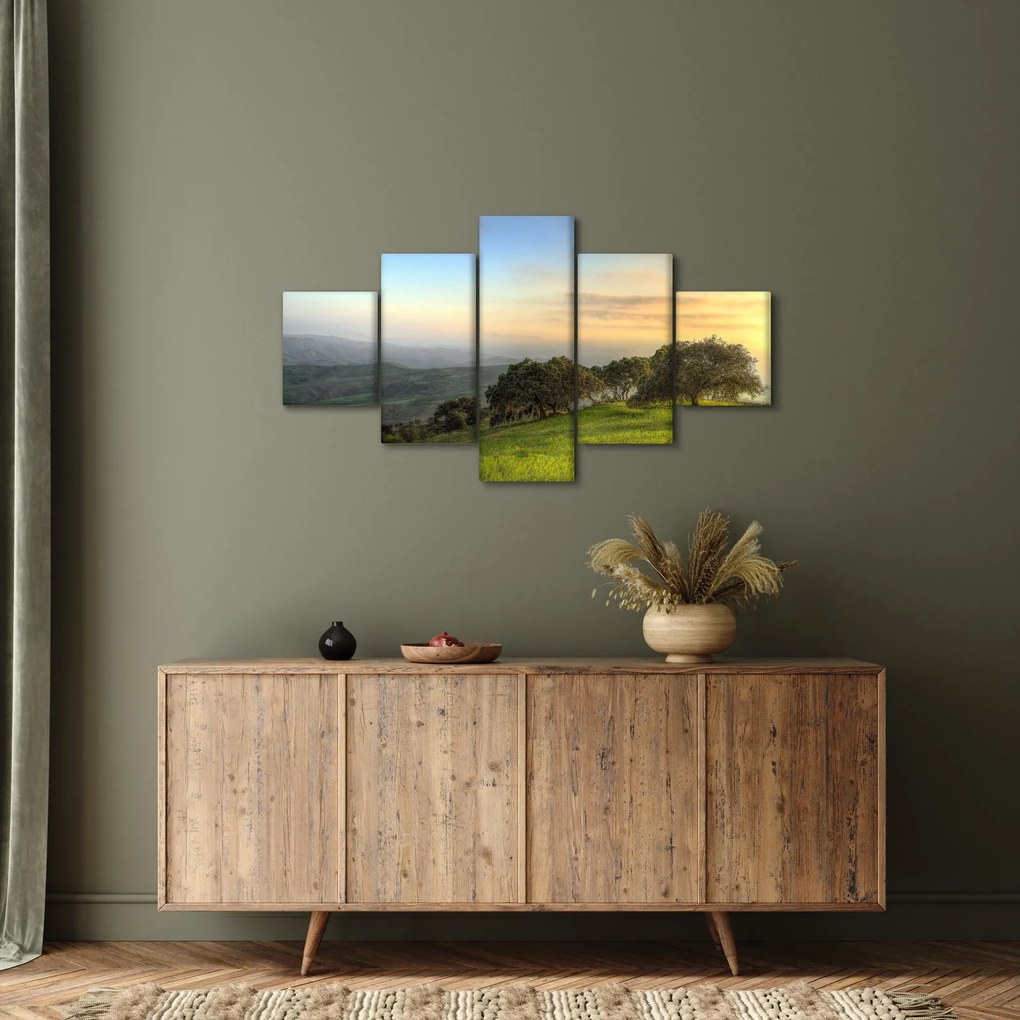 Obraz - Widok ze wzgórza (125x70 cm)
