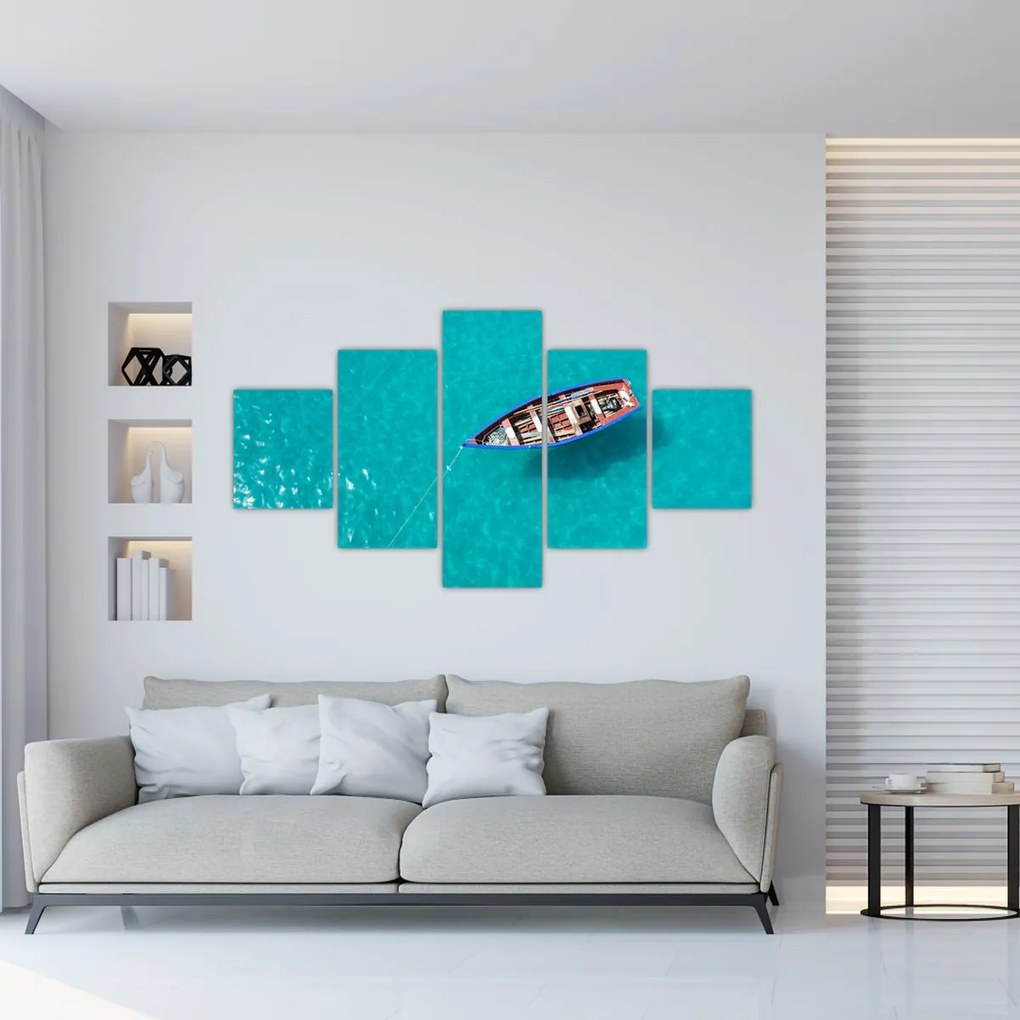 Obraz - Tradycyjna łódź rybacka (125x70 cm)