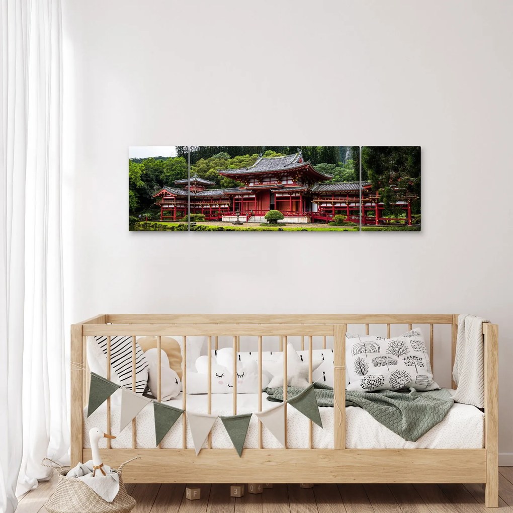 Obraz - klasztor buddyjski (170x50 cm)