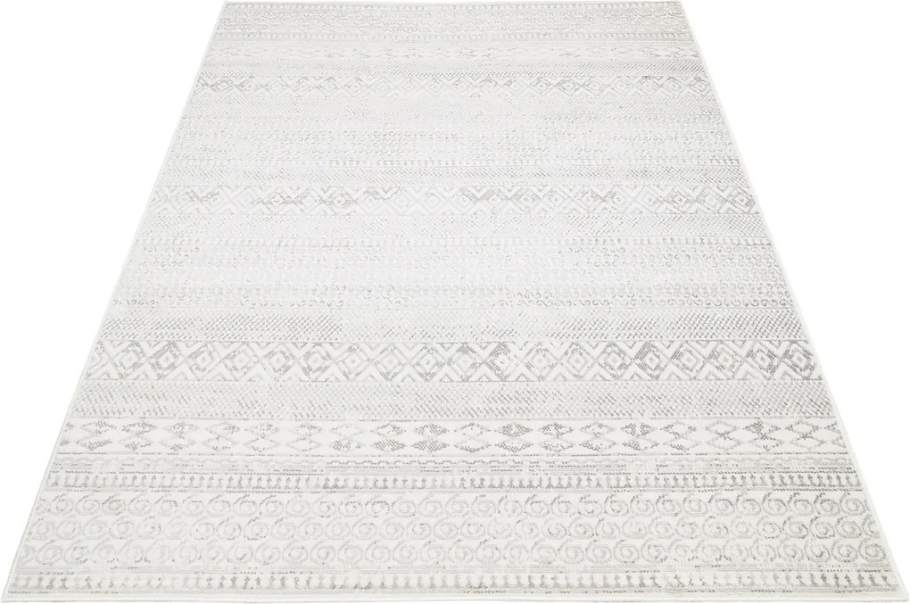 Beżowy Boho Dywan W Aztecki Wzór E4-H95