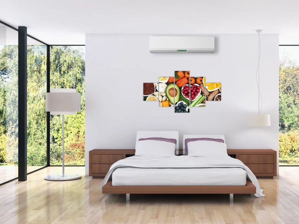 Obraz - Zdrowa żywność (125x70 cm)