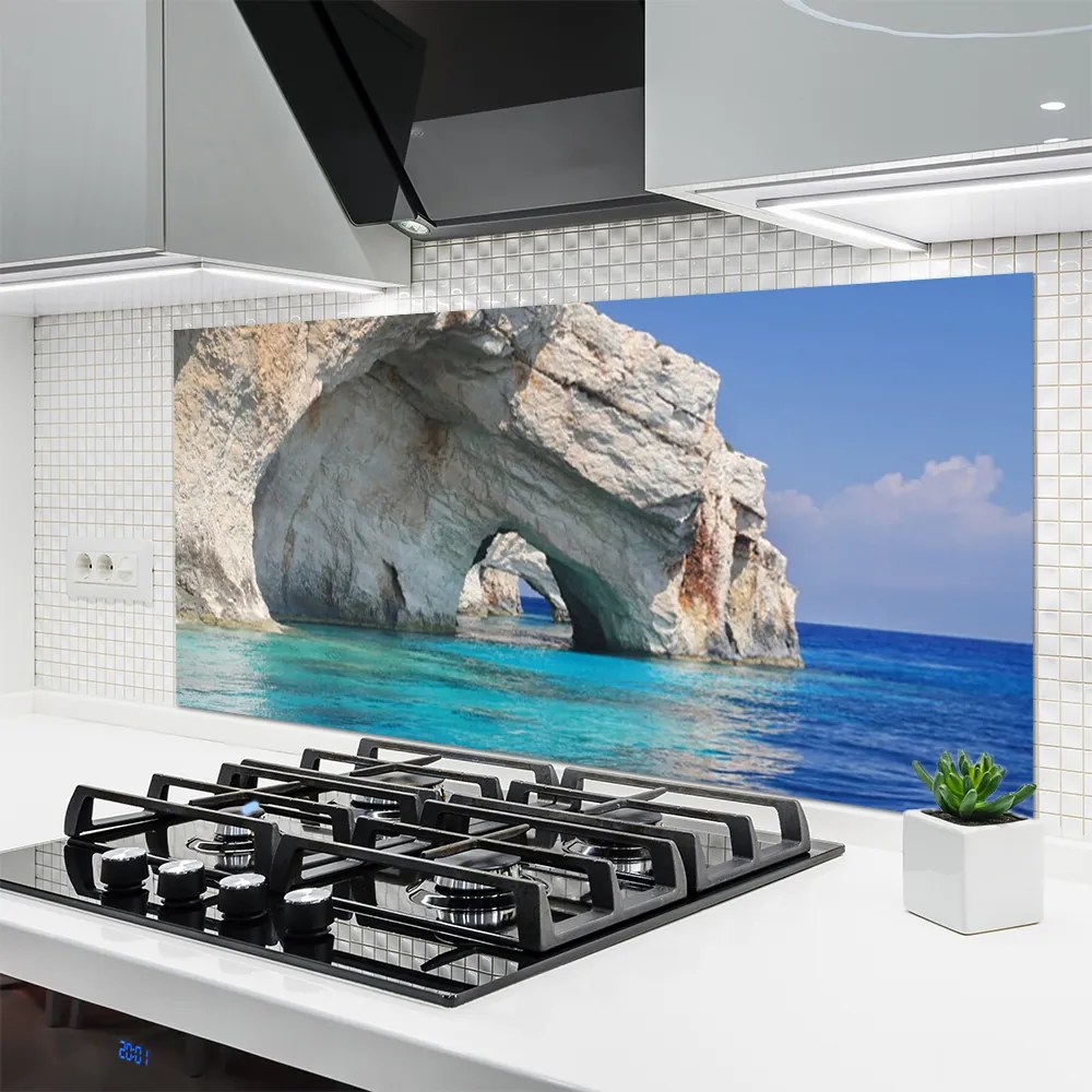 Panel nad blat kuchenny Spokojna Tafla Błękitu