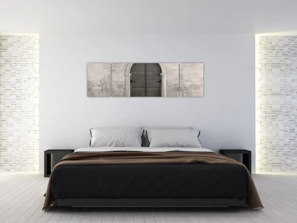 Obraz - Tajemnicze drzwi (170x50 cm)