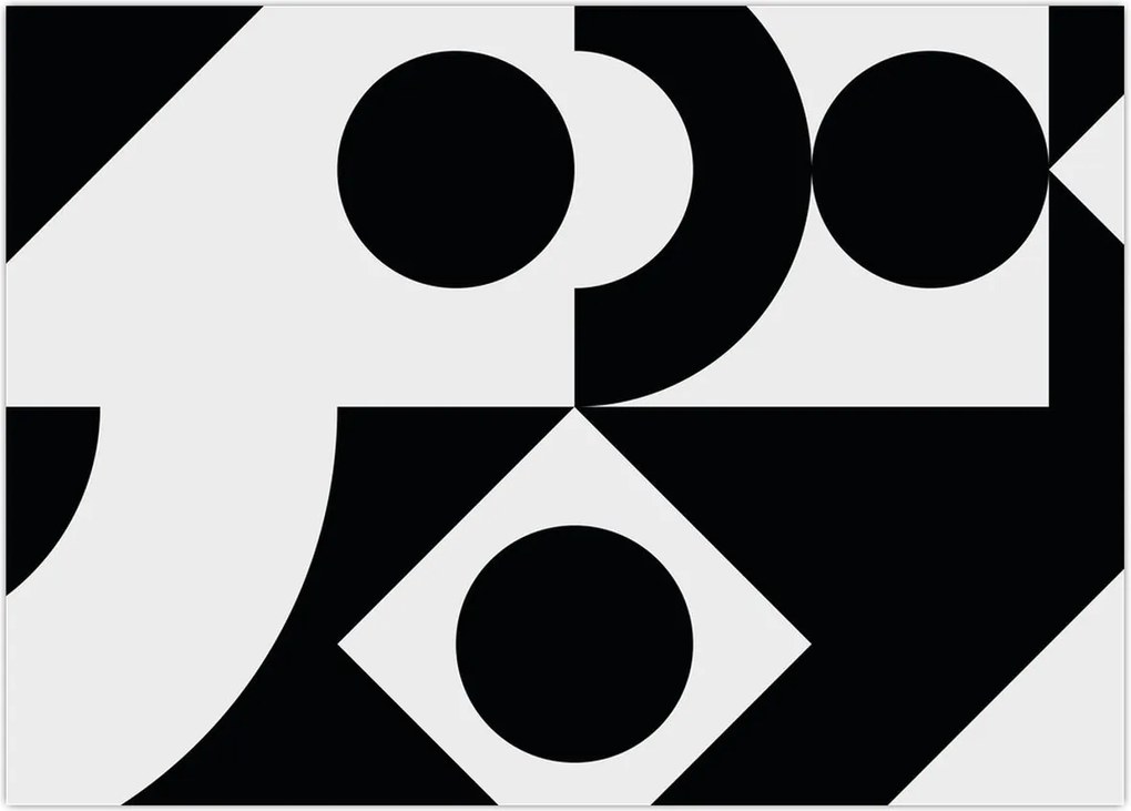 Obraz - Abstrakcja geometryczna N⁰1 (70x50 cm)