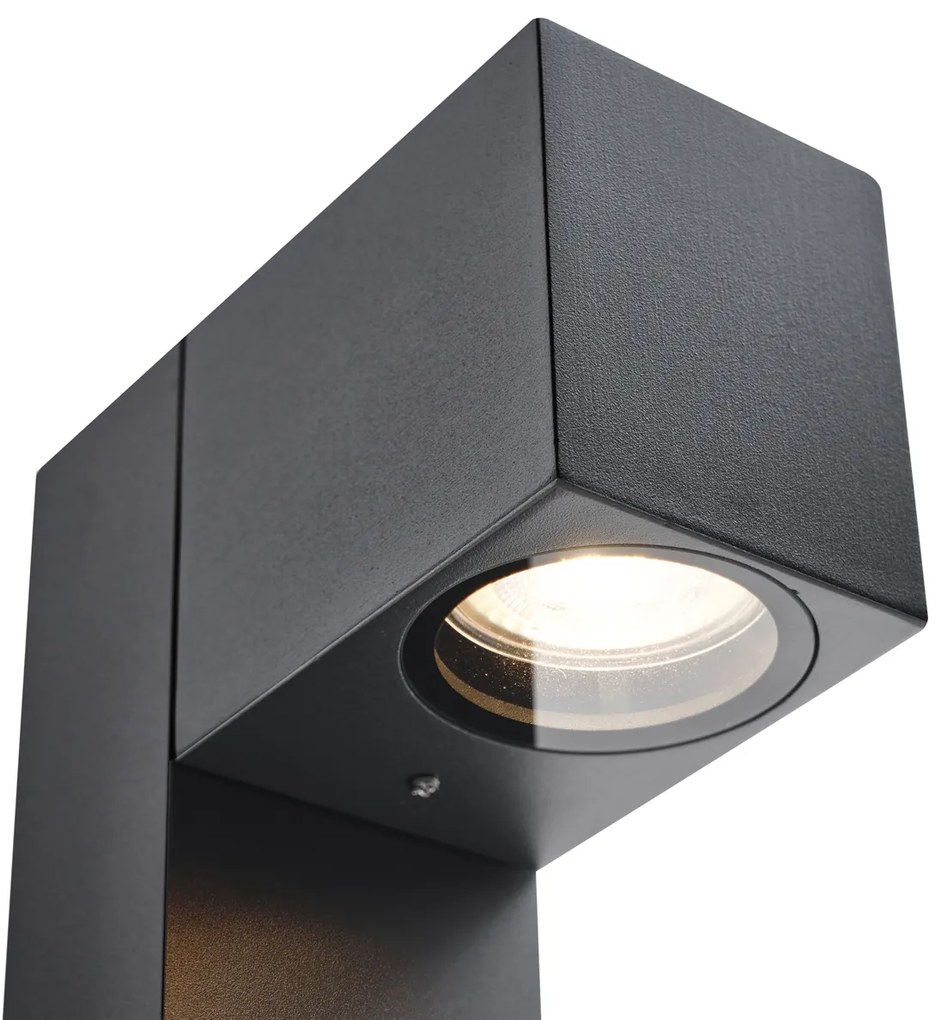 Zewnetrzna Nowoczesna lampa podłogowa zewnętrzna czarna 65 cm z gniazdem IP44 - Baleno Nowoczesny Oswietlenie zewnetrzne
