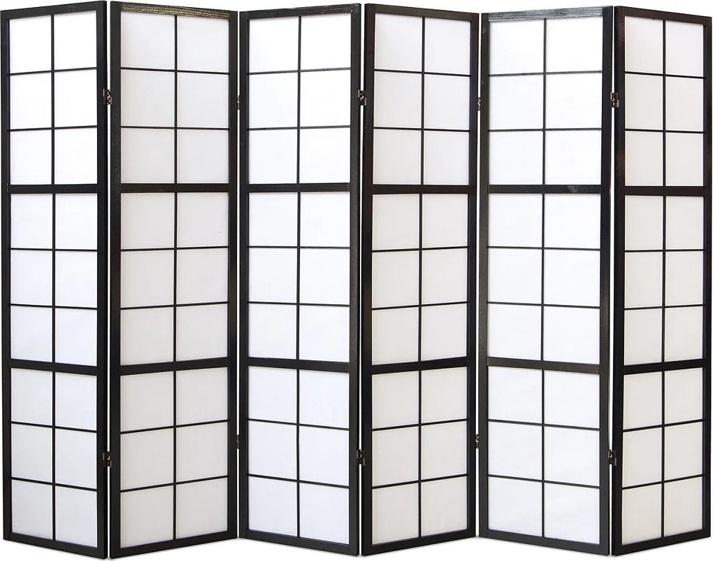 Przegroda pokojowa 175×264×2,2 cm Czarny Shoji
