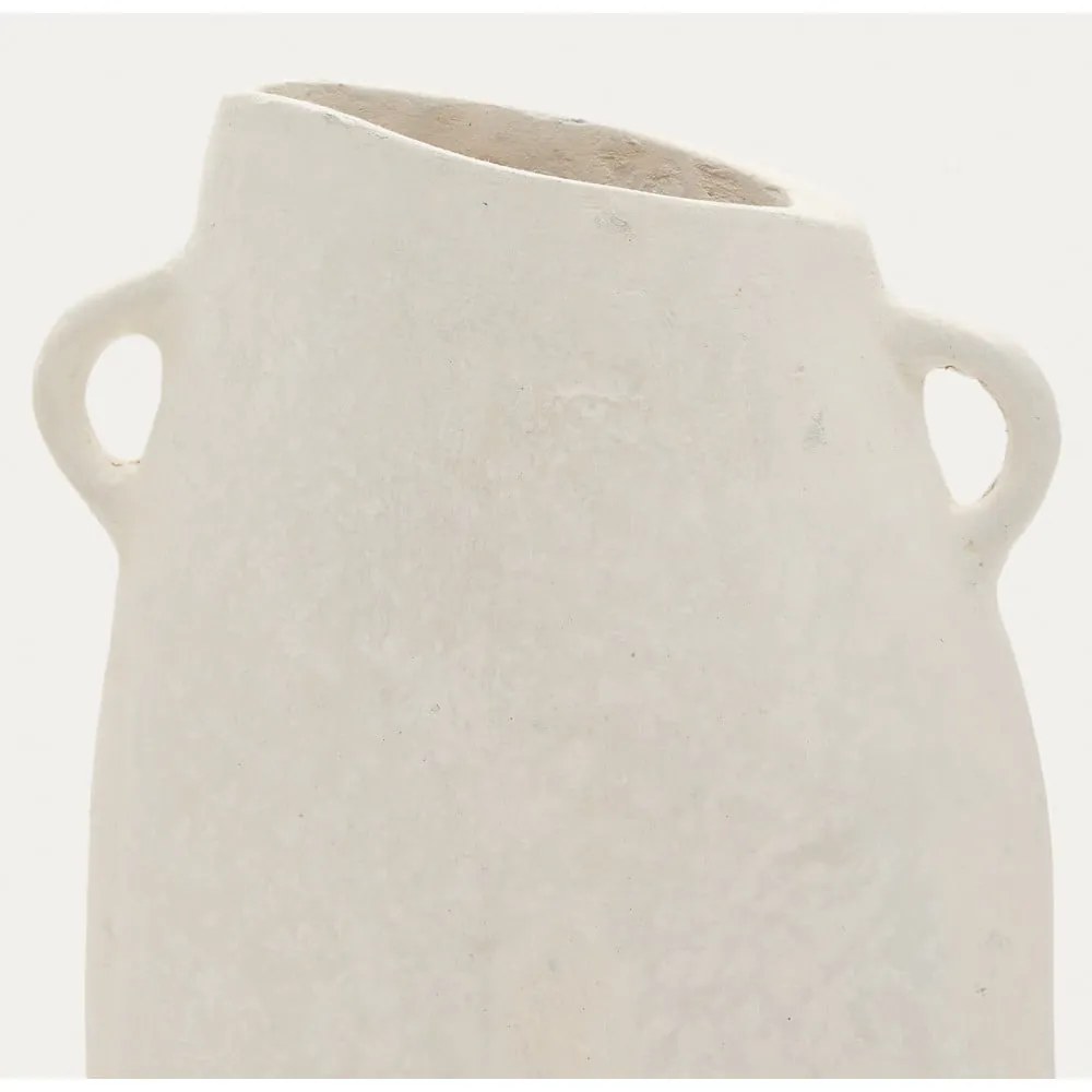 Kremowy ręcznie wykonany wazon (wysokość 27 cm) Neti – Kave Home