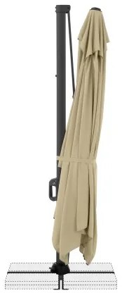 LIFE 300 x 400 cm – huśtawka ogrodowa z bocznym drążkiem : Substancja Desen - 822