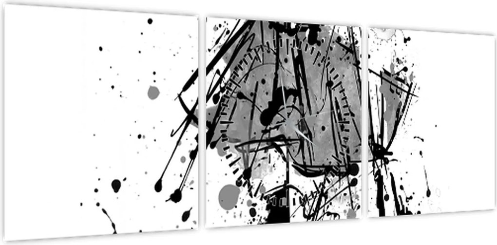 Obraz - Pokaz mody (z zegarem) (90x30 cm)