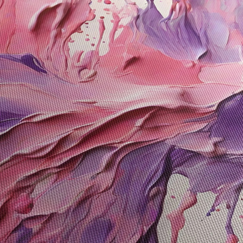 Obraz - Romantyczna abstrakcja (z zegarem) (90x30 cm)