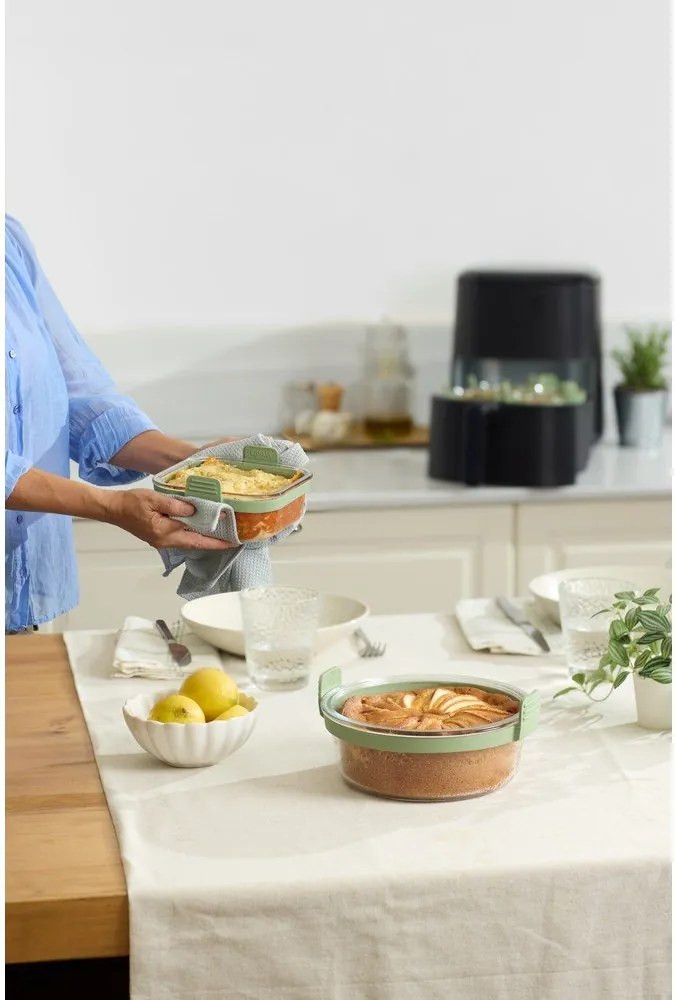 Szklana forma do pieczenia 18,5x17,5 cm – Lékué