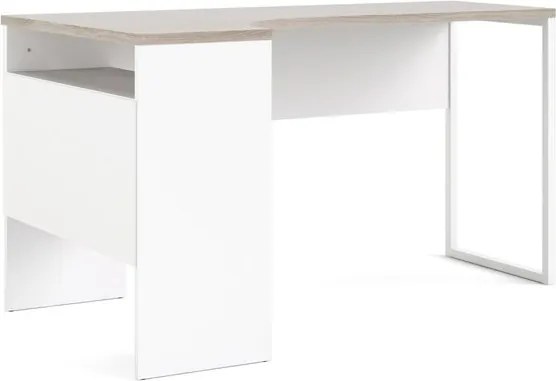 Biurko narożne Function 118 biały/dąb truflowy
