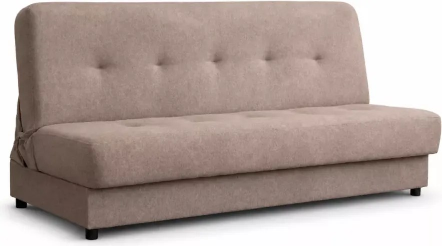 Sofa rozkładana Frunofta – wygodna kanapa do salonu z funkcją spania i pojemnikiem