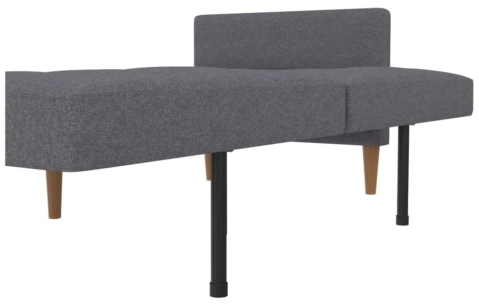 Szara rozkładana sofa 82 cm Lilly – Støraa