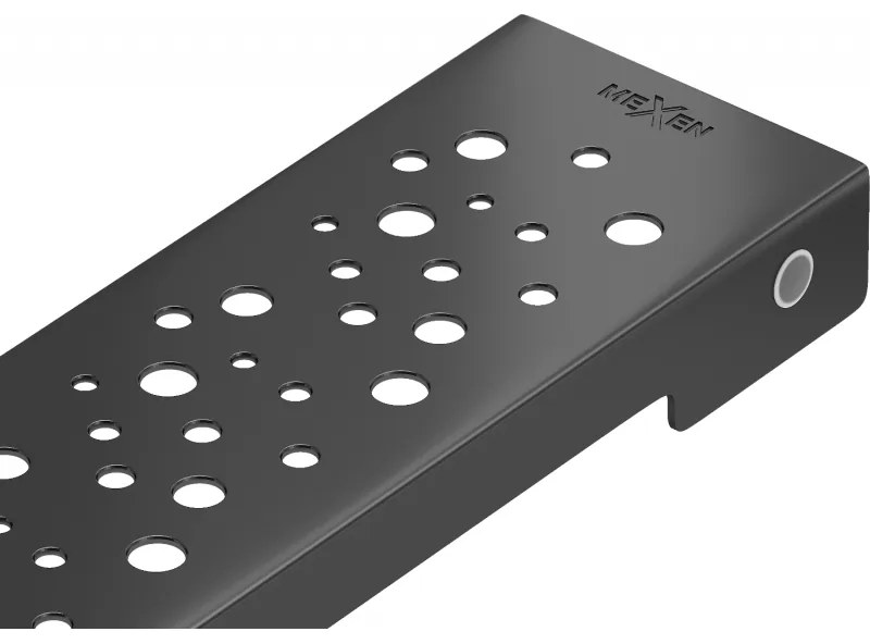 Mexen Flat M12 maskownica do odpływu liniowego 90 cm, czarna - 1721090