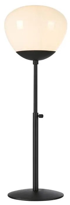Czarna lampa stołowa Markslöjd Rise, wys. 75 cm