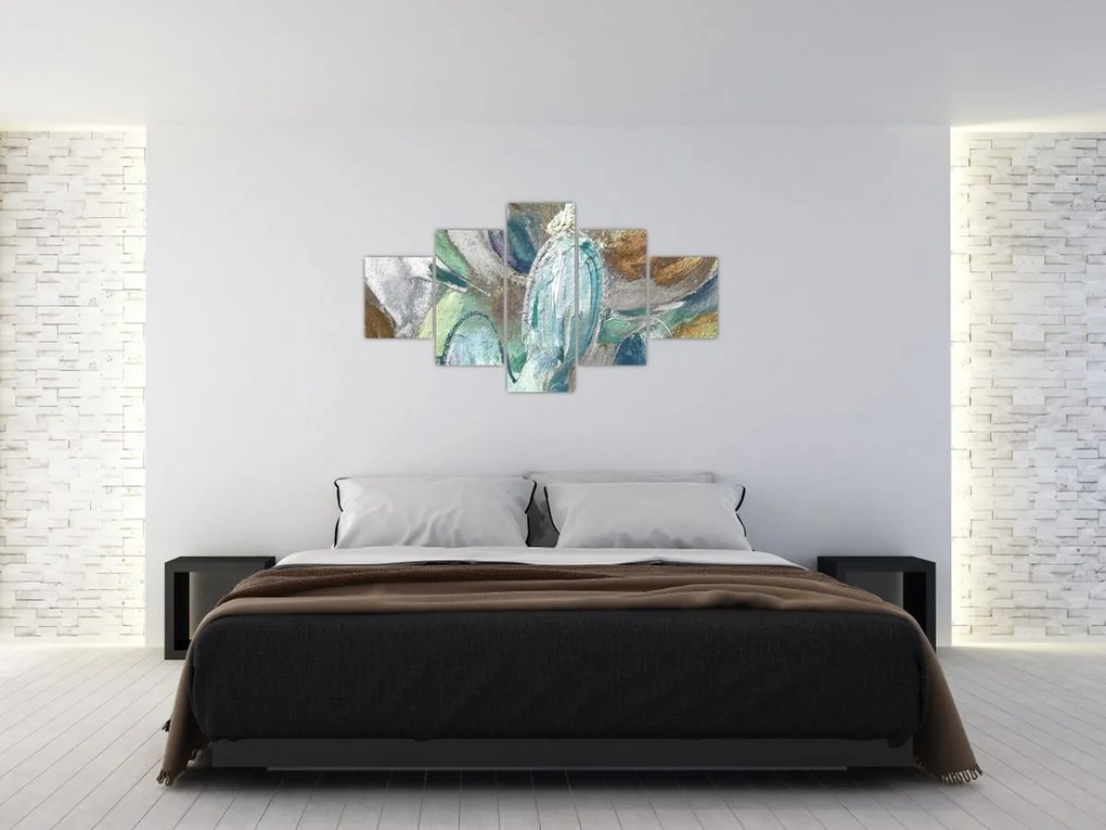 Obraz - Abstrakcyjny obraz postaci (125x70 cm)