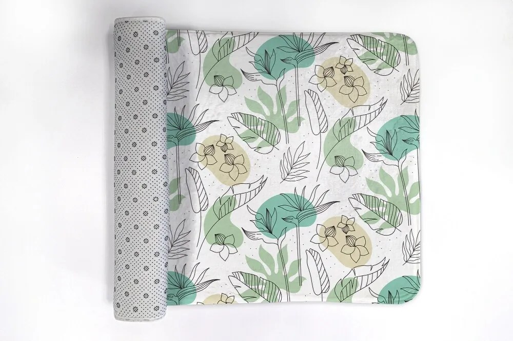 Dywanik antypoślizgowy do łazienki Dywanik antypoślizgowy do łazienki Rośliny