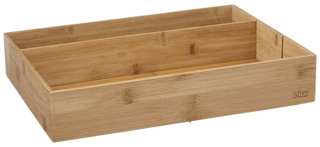 Organizer na sztućce BAMBOO, 3 przegrody