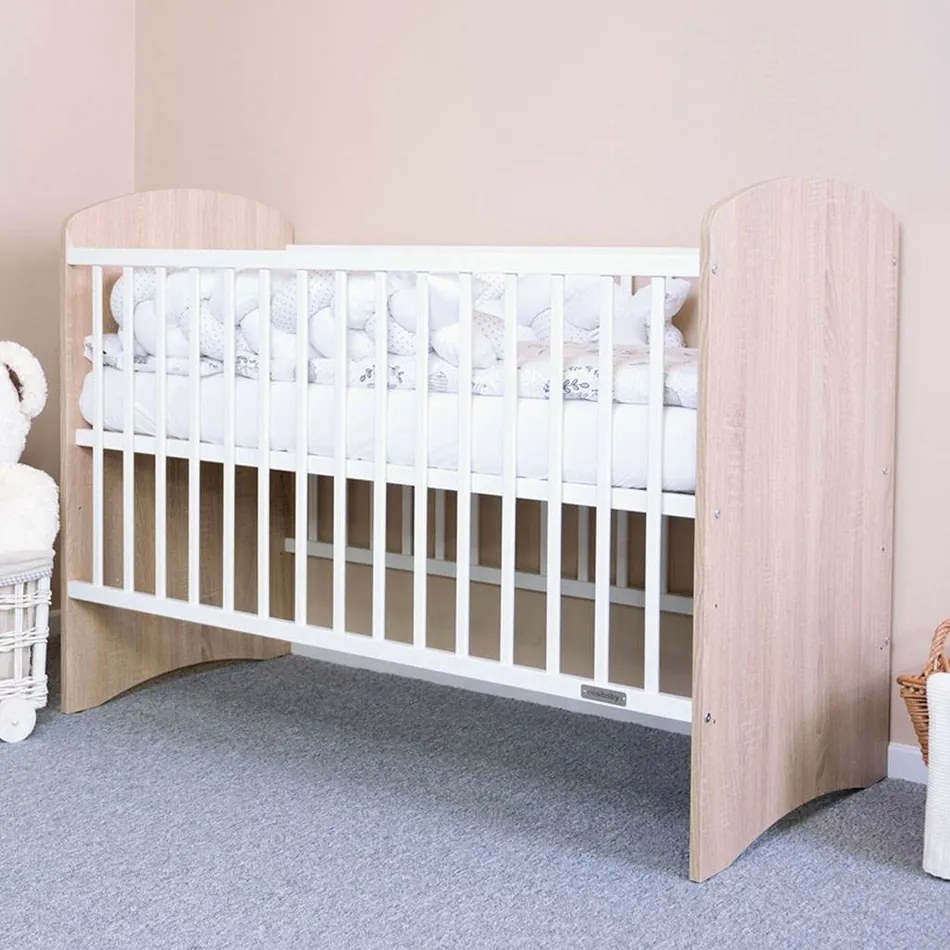 Nowe łóżeczko dziecięce Leo, dąb