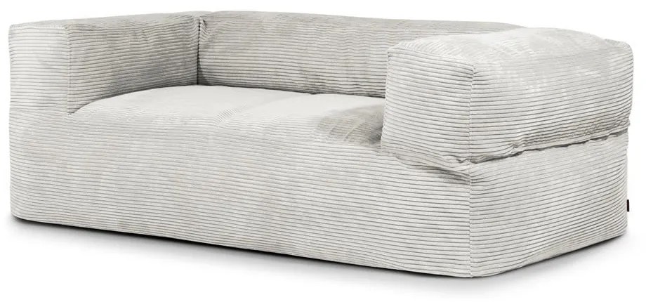 Kremowy sztruksowy worek do siedzenia Sofa MooG – SLOWDOWN