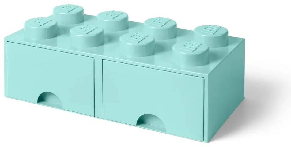 Miętowy pojemnik z 2 szufladami LEGO®