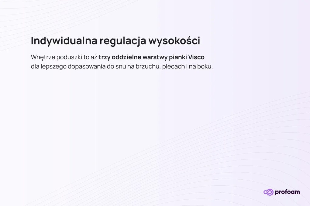 Poduszka Visco Elastyczna