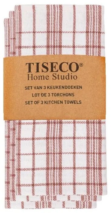 Bawełniane ścierki zestaw 3 szt. 70x50 cm – Tiseco Home Studio