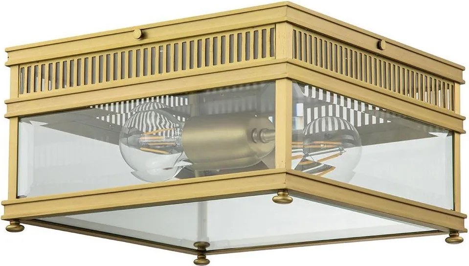 Elstead HOLBORN-F-BB - Lampa zewnętrzna HOLBORN 2xE27/60W/230V IP44 złota