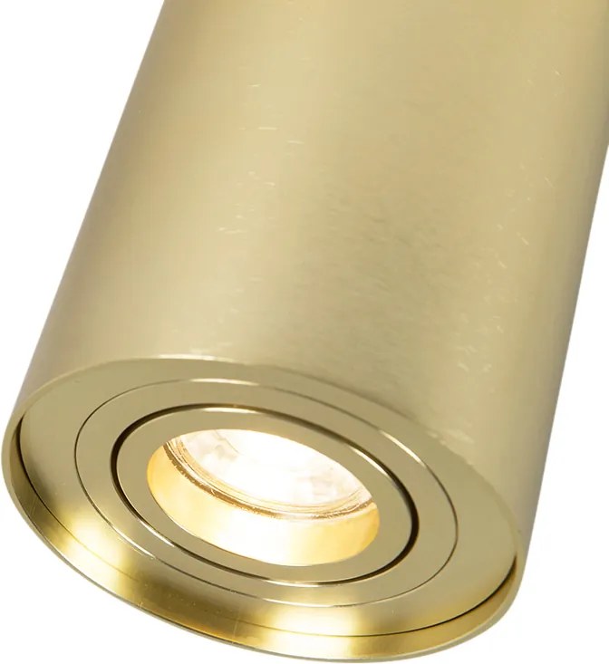 Zestaw 4 reflektorów regulowanych złoty/mosiężny - Rondoo up