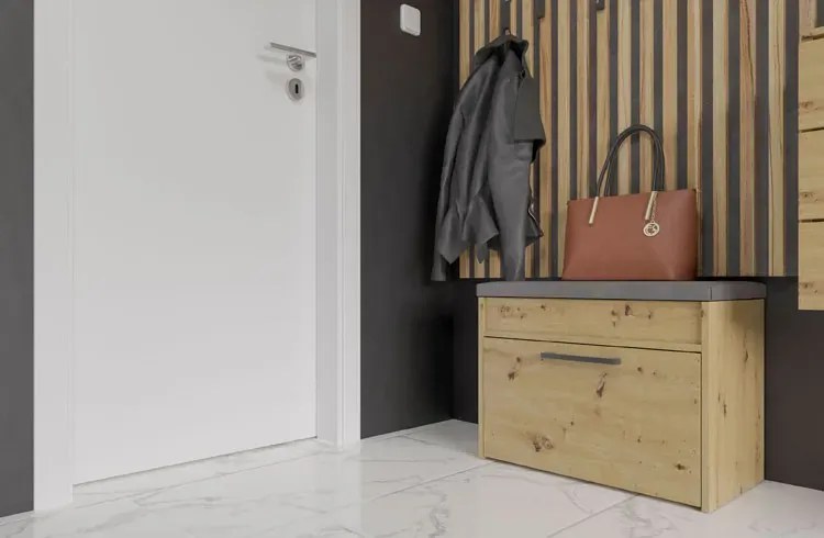 Szafka na buty z siedziskiem dąb artisan F5-L03