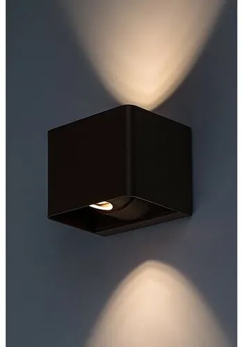 Rabalux 77169 zewnętrzna lampa ścienna LEDHallstatt, 10 W, brązowa