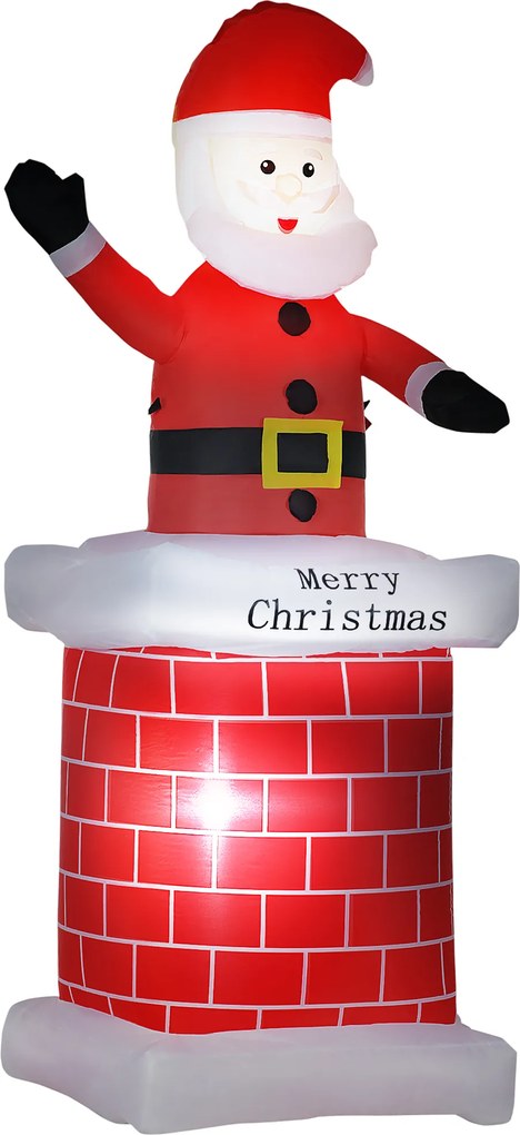 HOMCOM Dekoracja świąteczna z oświetleniem LED | Aosom PL