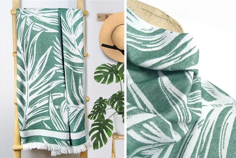 Ręcznik Plażowy RIO 90x180 zielony Premium GRENO