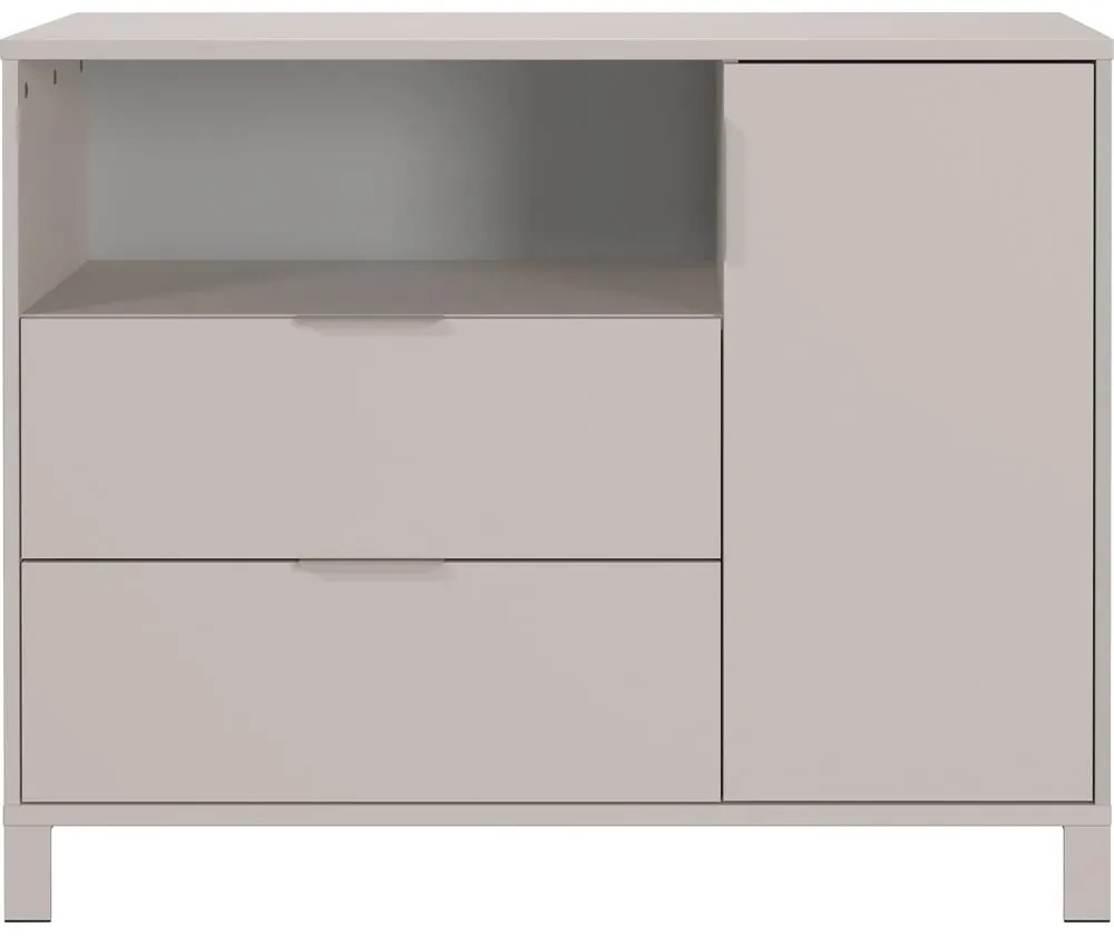 Kremowa komoda dziecięca 115x92x54 cm Alkmaar – Germania