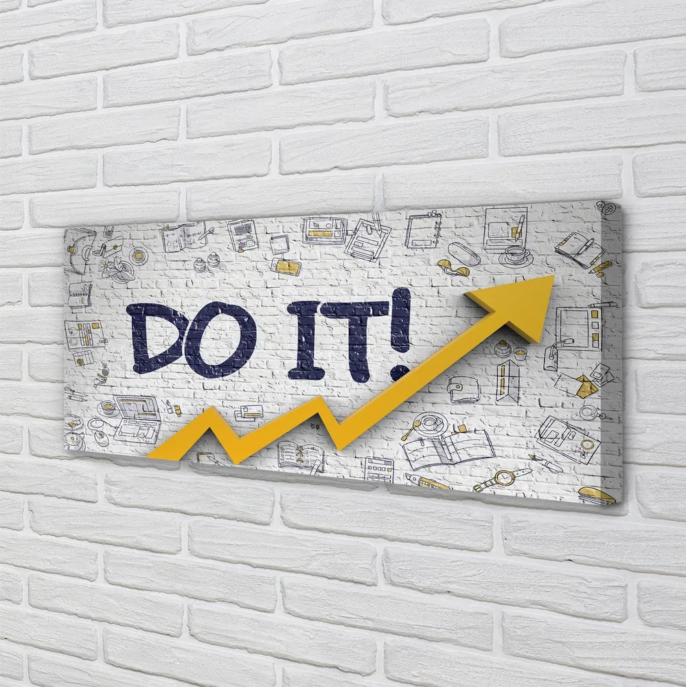Fotoobraz na płótnie Motywacja: Napis "Do It"