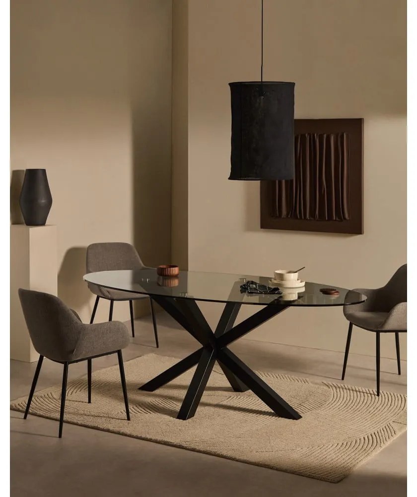 Stół ze szklanym blatem 100x200 cm Argo – Kave Home