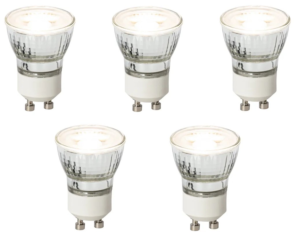 Zestaw 5 ściemnialnych żarówek LED GU10 35 mm 3W 220 LM 3000K