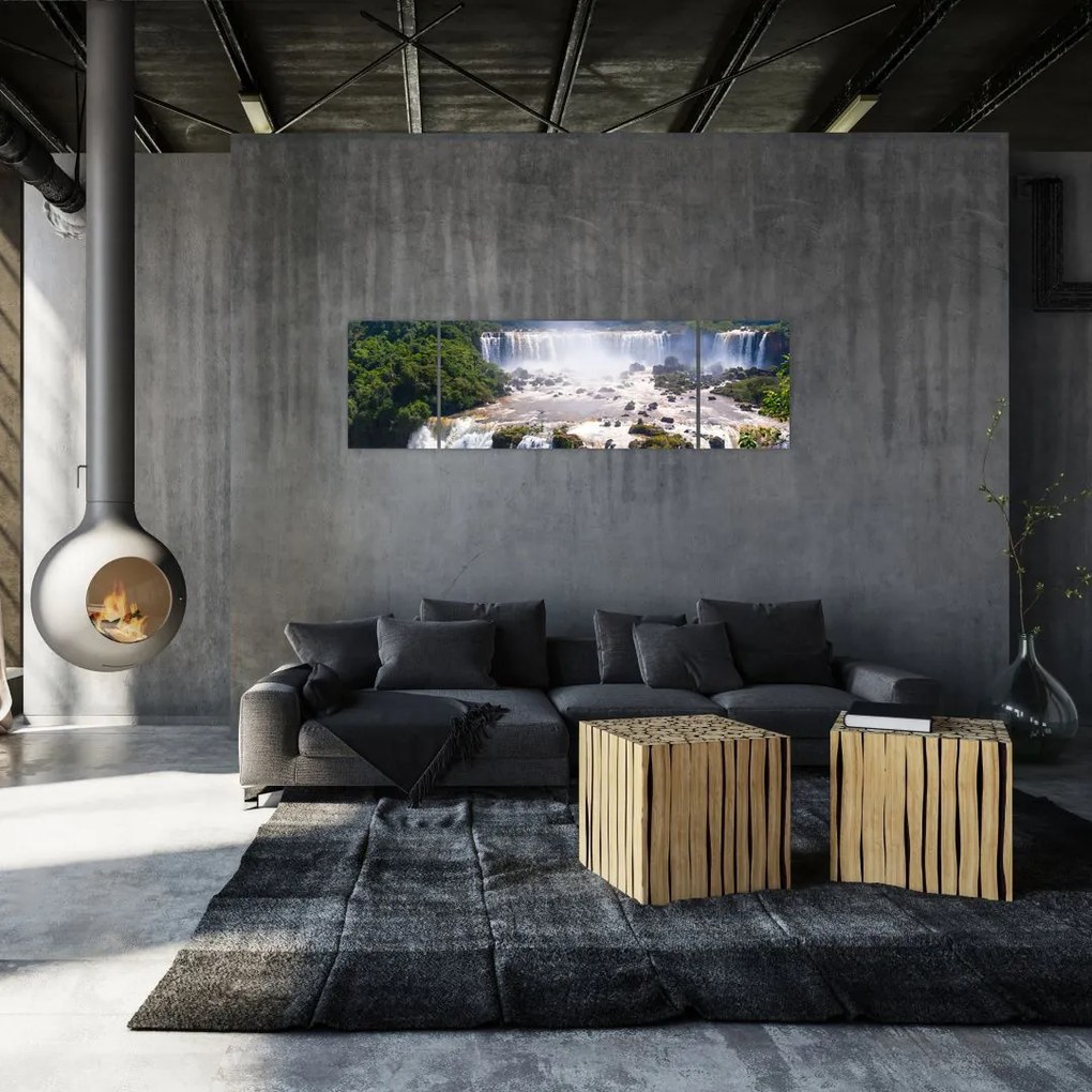 Obraz wodospadu Iguassu (170x50 cm)