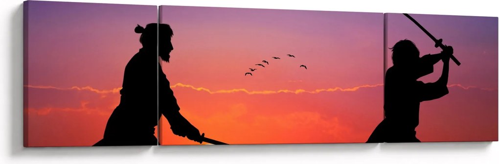 Obraz - Samuraj (170x50 cm)