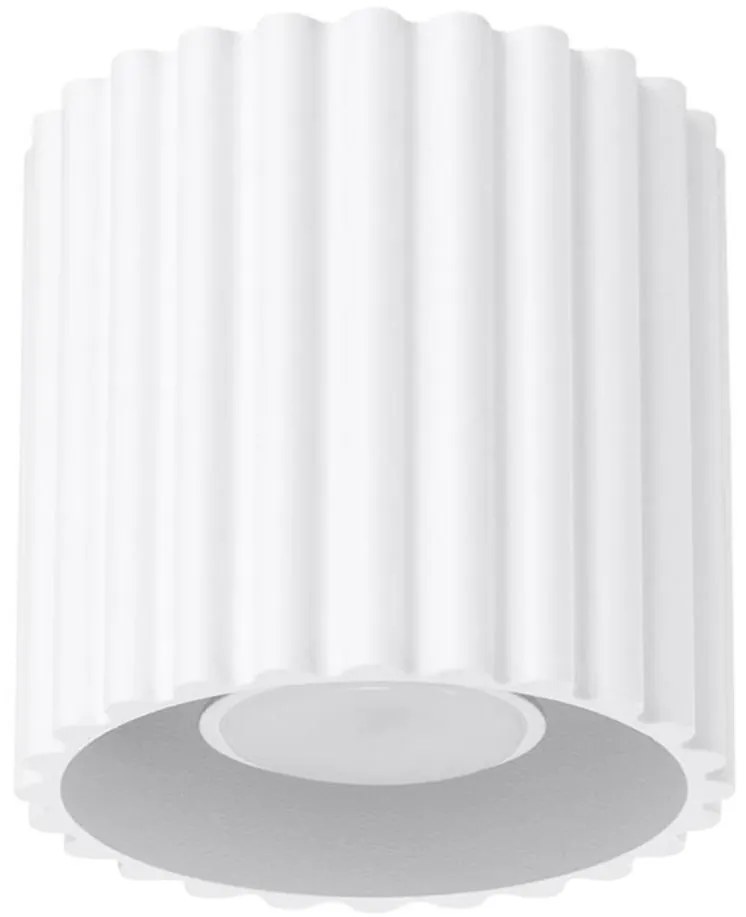 Sollux  SL.1779 - Oprawa punktowa AURA 1xGU10/10W/230V 10 cm biała