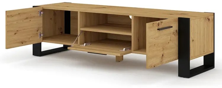Szafka RTV dąb artisan - Imatra 3X