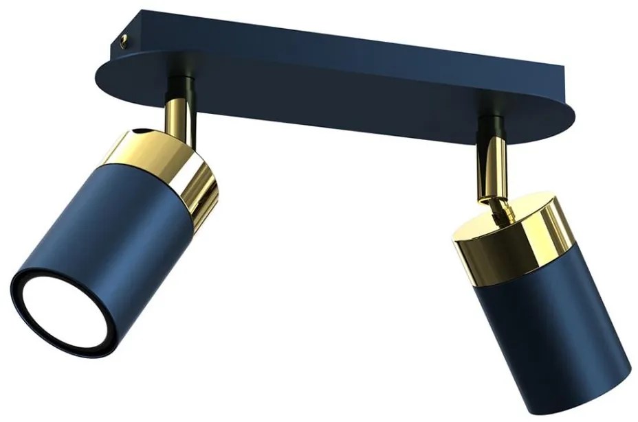 Brilagi - Oświetlenie punktowe POKER 2xGU10/25W/230V niebieski